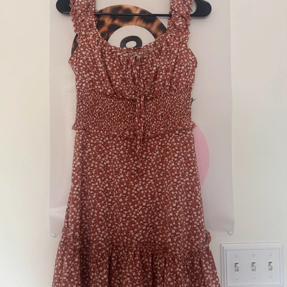Floral Ruffle Dress - Picture 1 of 2